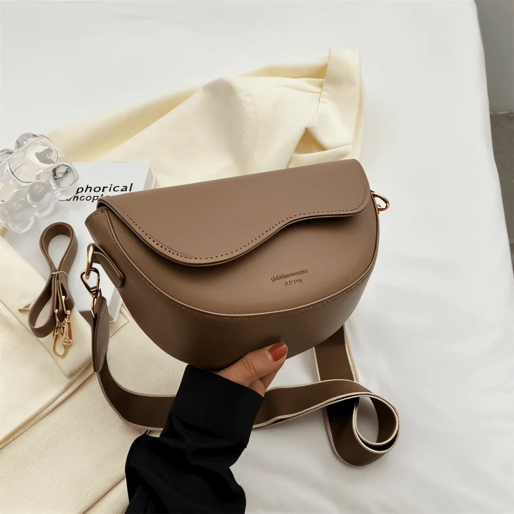 Sac bandoulière en cuir végan élégant et durable – Image 9