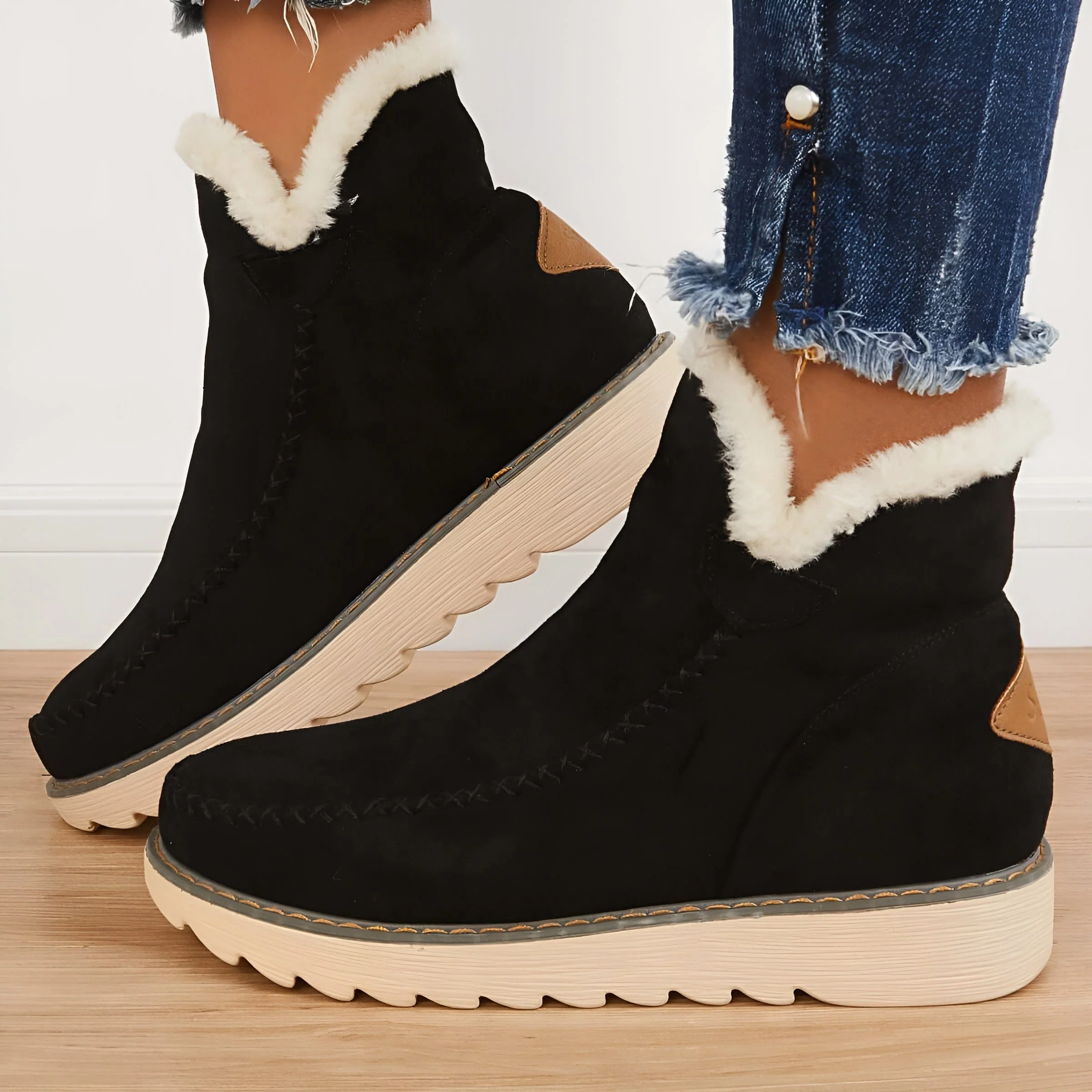 Bottes de neige orthopédiques confortables pour femmes – Image 2