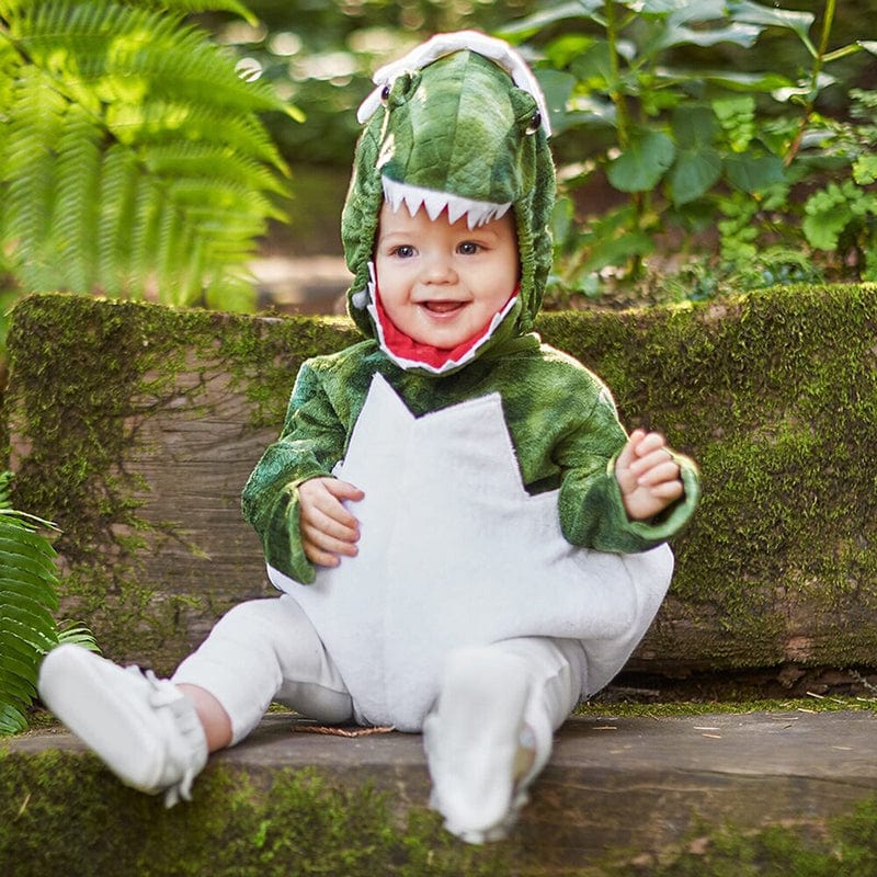Déguisement Dinosaure Bébé avec Bonnet Vert – Image 5